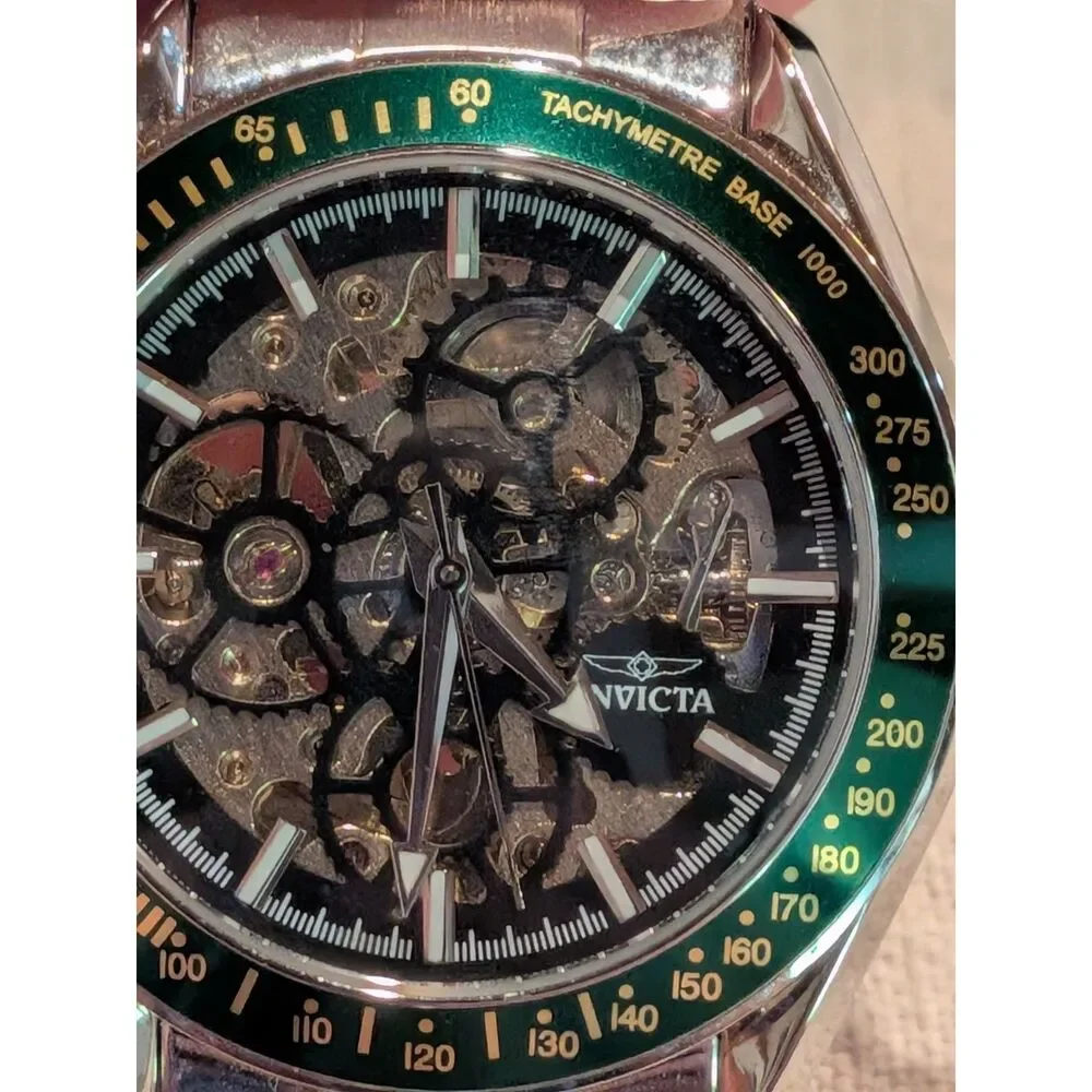 NEW Invicta Objet D'Art Excelsior Automatic Skeleton Watch Model 69452 with Box